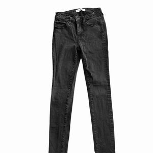PINKO skinny LOW RISE black stretch denim JEANS size 27  GUC